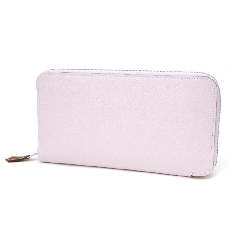 エルメス HERMES 長財布 アザップロング シルクイン B刻印 モーヴペール×パプリカ ヴォー・エヴァーカラー×シルク(64412) HERMES（エルメス） 長財布 アザップロング シルクイン B刻印