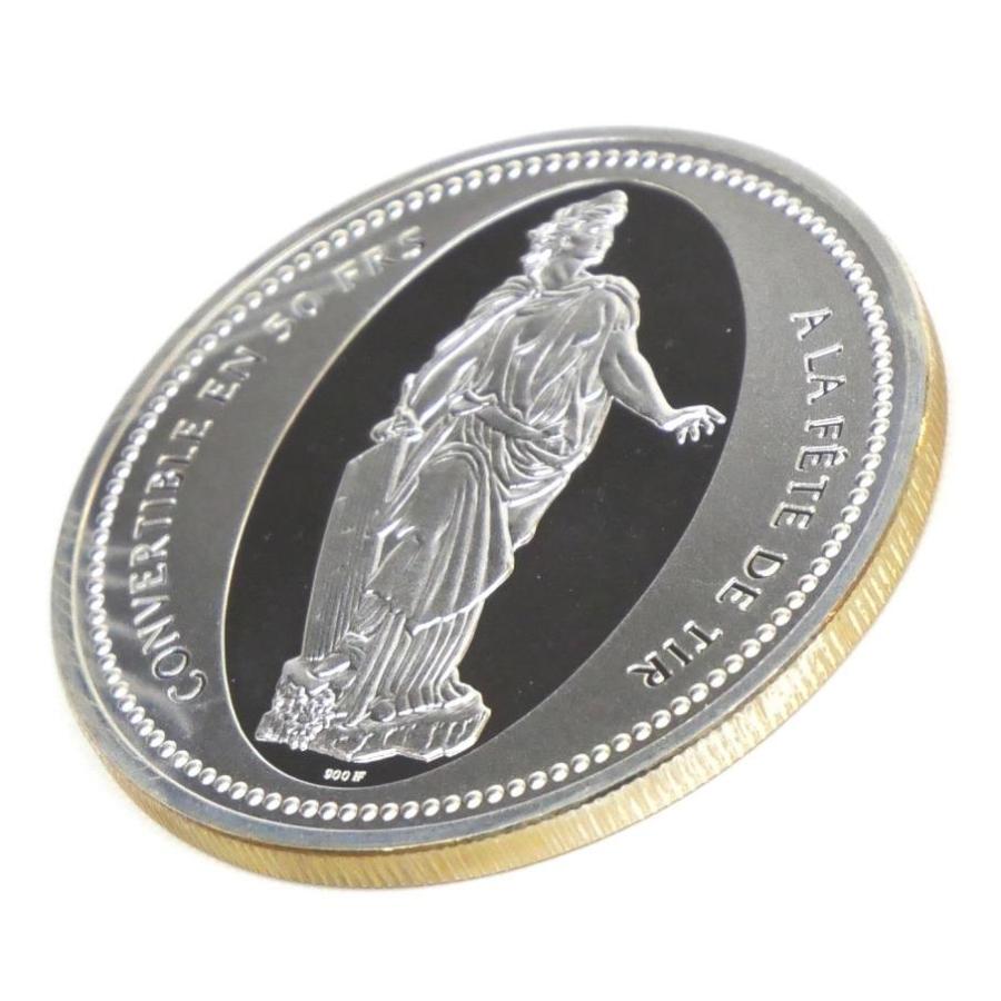 スイス 2001年 ウーリ 現代 射撃祭 50フラン銀貨 PCGS PR69DCAM スイス