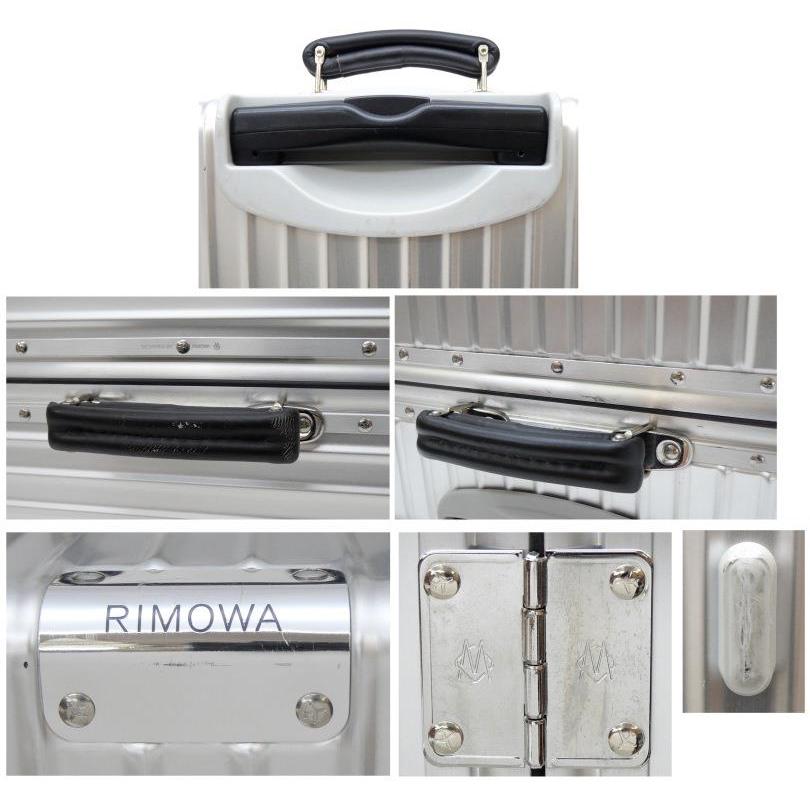 リモワ RIMOWA クラシック チェックインM 61リットル 4輪 ロック難有 972.63.00.4 シルバー アルミニウム 【中古】(64654)｜horita78｜08