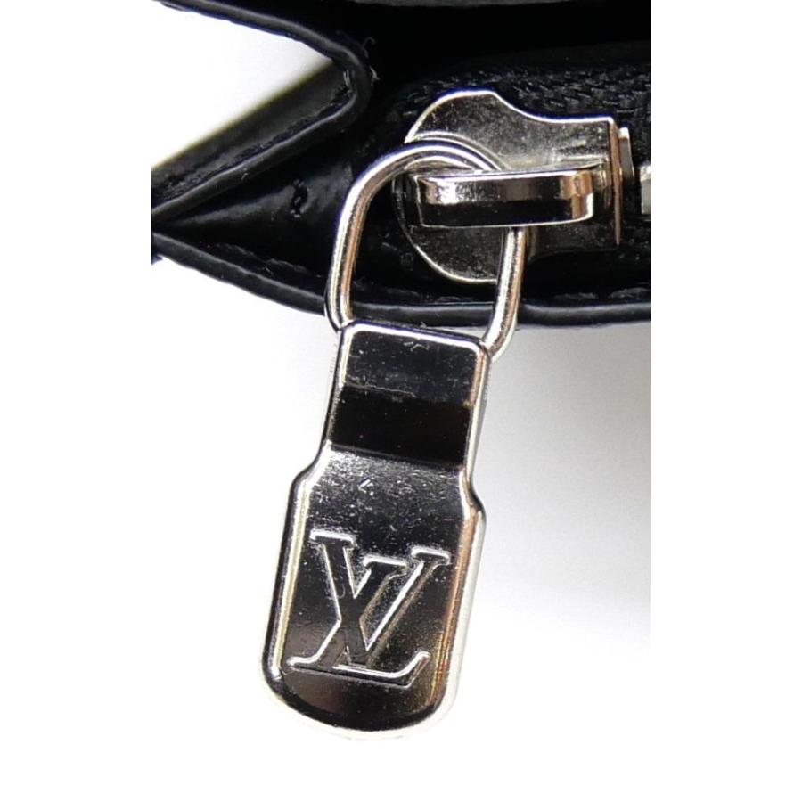 ルイ・ヴィトン LOUISVUITTON 長財布 ポルトフォイユ ブラザ イニシャル入り N62665 ダミエ・グラフィット 【中古】(64745)｜horita78｜07