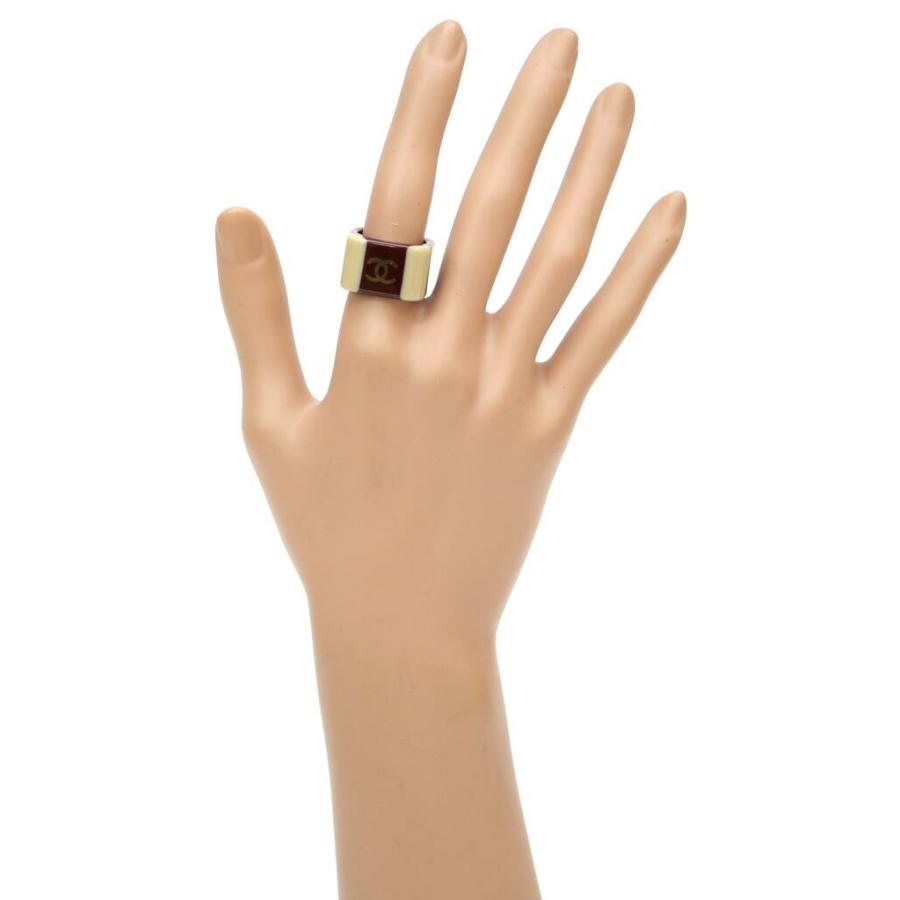 CHANEL（シャネル） 指輪 プラスチック スクエアリング ココマーク 01A