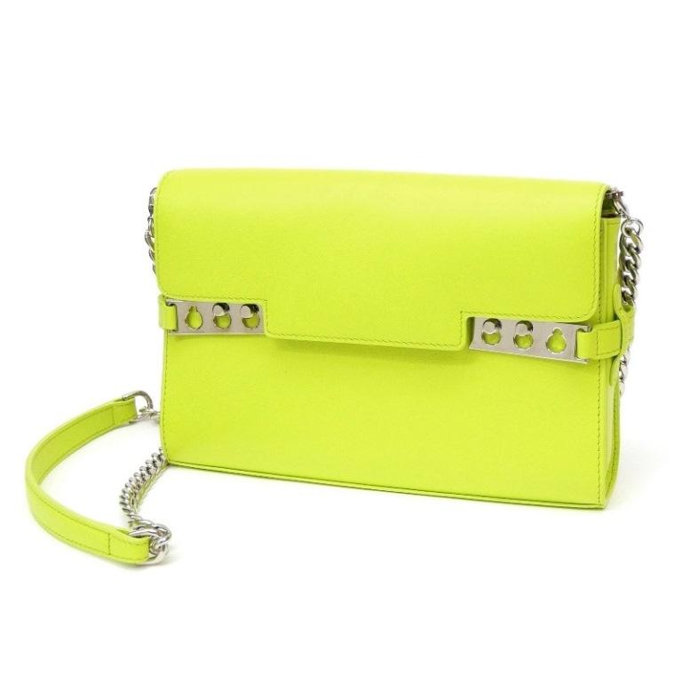デルヴォー DELVAUX ポシェット タンペート チェーンショルダーバッグ 