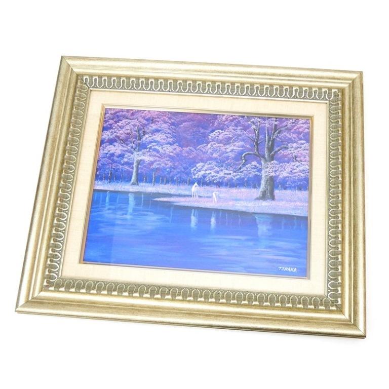 田中幸一 油絵 油彩画 「彩」 【中古】(65016) : 堀田商事質店 Yahoo