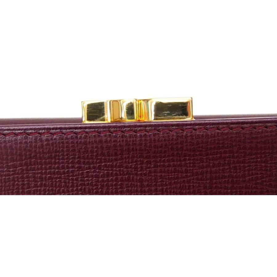 Cartier カルティエ 三つ折り財布 マストドゥカルティエ ボルドー