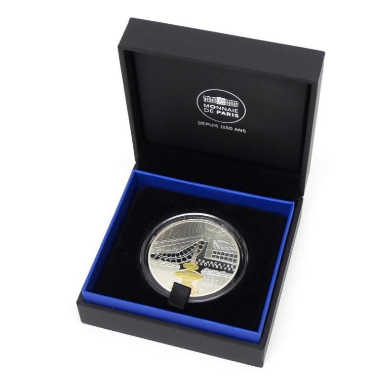 モネ ド パリ 10ユーロ銀貨 コンコルド広場 2017年 【中古】(65183