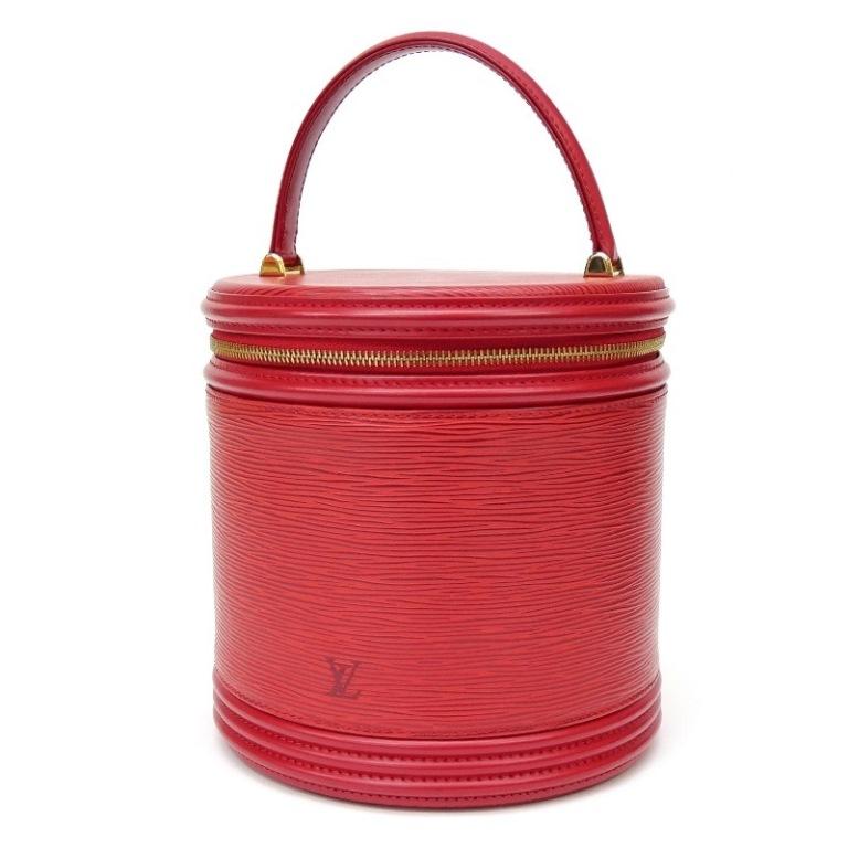 ルイ・ヴィトン LOUISVUITTON ハンドバッグ カンヌ バニティバッグ M48037 エピ 赤 【中古】(65233) LOUIS VUITTON（ルイ・ヴィトン） ハンドバッグ カンヌ バニティバッグ