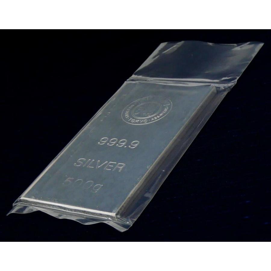 徳力本店 純銀インゴット ingot 500g シルバーバー /シルバー/SV999.9
