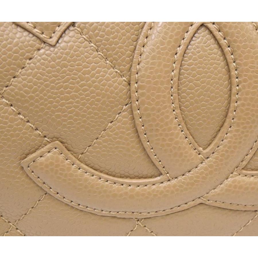 CHANEL シャネル ボストンミニ ハンドバッグ ベージュ キャビア CHANEL シャネル ボストンミニ ハンドバッグ ベージュ キャビア