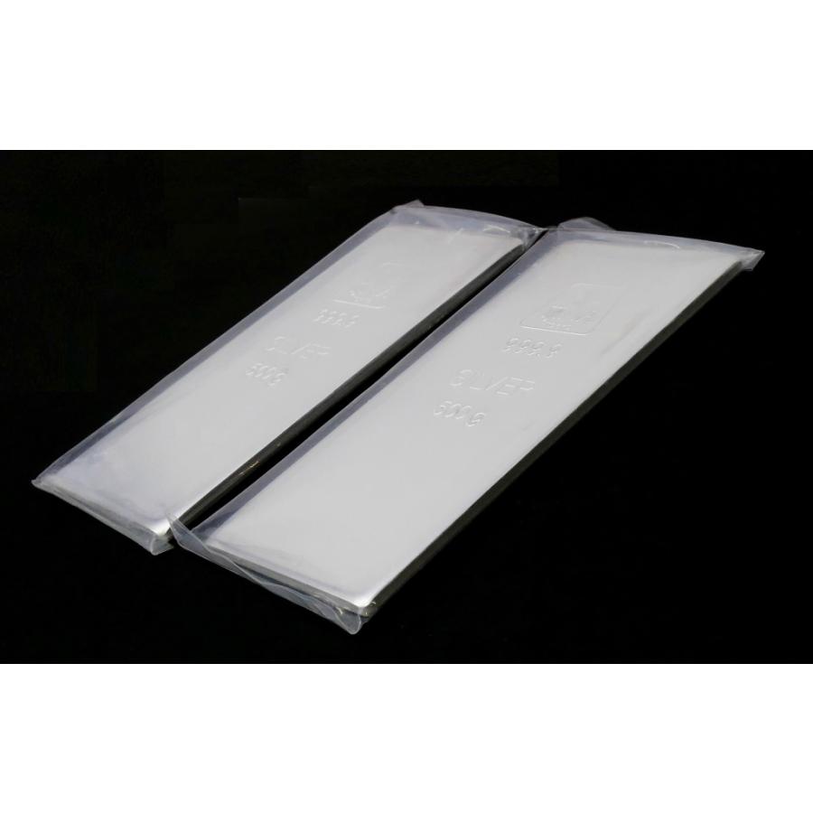 井嶋金銀工業 純銀 インゴット ingot 500g×2本セット /シルバー/SV999