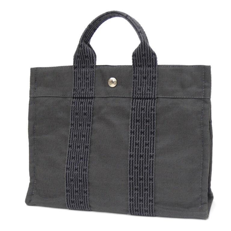 HERMES（エルメス） トートバッグ エールラインPM グレー 【中古