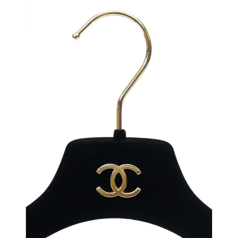 CHANEL シャネル ハンガー ココマーク 黒 【中古】(65501 CHANEL シャネル ハンガー ココマーク 黒 【中古】(65501