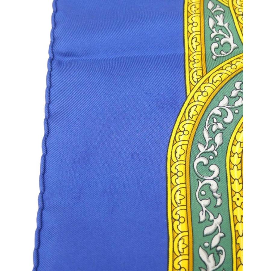 HERMES（エルメス） スカーフ カレ90 カラムダン QALAMDAN ブルー系