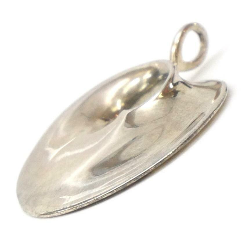 ジョージジェンセン 小鳥のペンダントトップ ハート シルバー925 チャーム