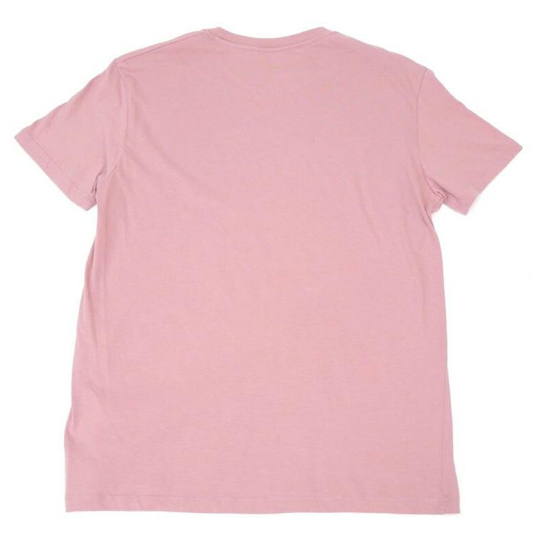 ヴァレンティノ VALENTINO 半袖Tシャツ ロゴ ピンク コットン 【中古 