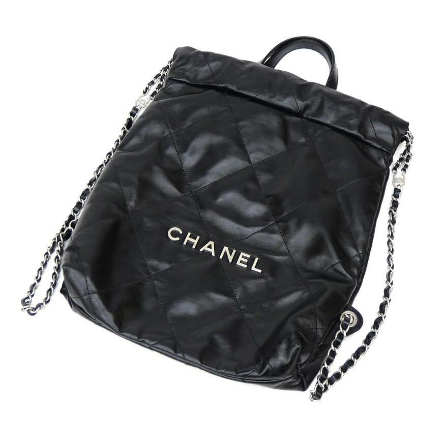 CHANEL シャネル リュックサック ナップサック 22 SV金具 バック CHANEL シャネル リュックサック ナップサック 22 SV金具 バック