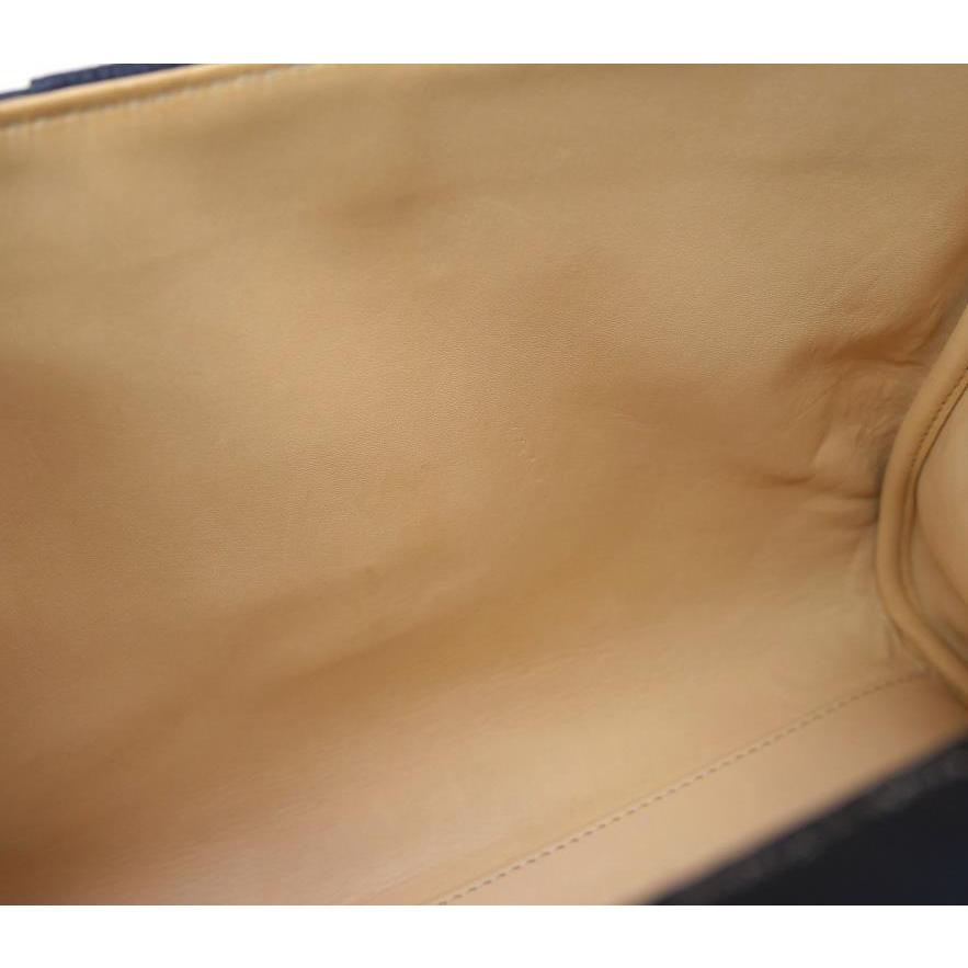 デルヴォー DELVAUX ハンドバッグ ブリヨンMM 2WAY 黒 クリスピーカーフ 【中古】(65790)の画像