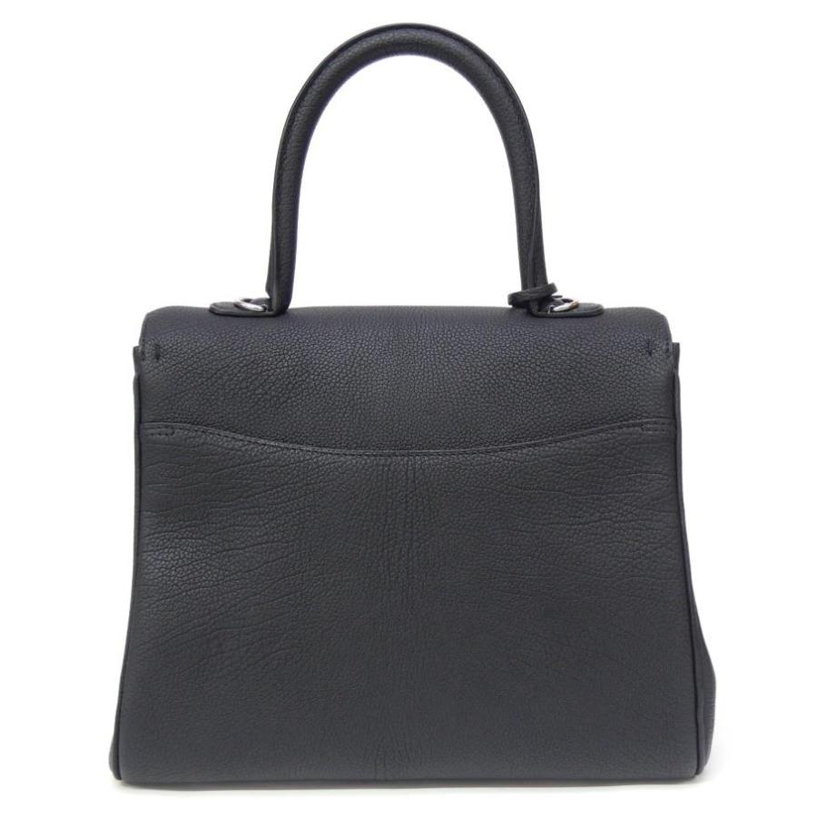 DELVAUX（デルヴォー） ハンドバッグ ブリヨンMM 2WAY 黒 クリスピー
