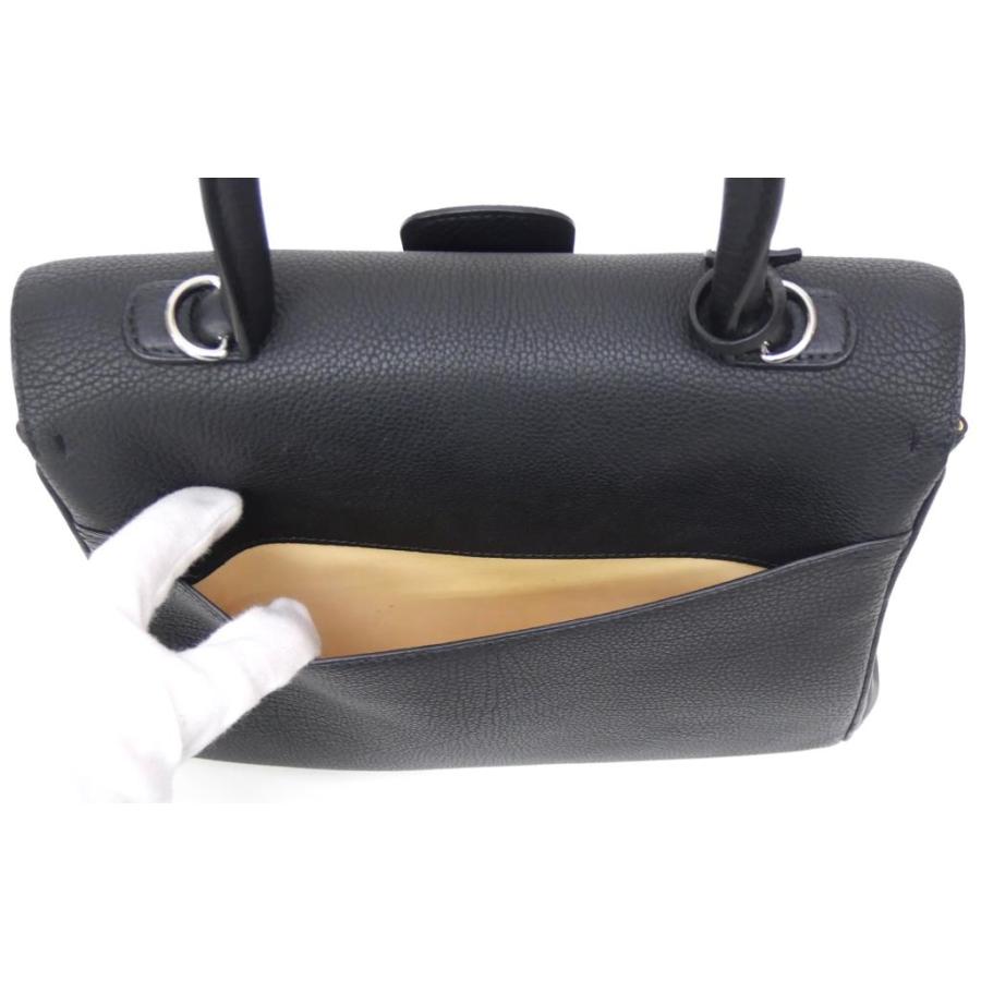 DELVAUX デルヴォー ハンドバッグ ブリヨンMM 2WAY 黒 DELVAUX デルヴォー ハンドバッグ ブリヨンMM 2WAY 黒