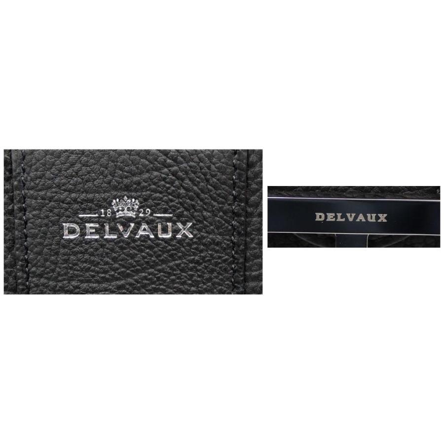 デルヴォー DELVAUX ハンドバッグ ブリヨンMM 2WAY 黒 クリスピーカーフ 【中古】(65790)の画像