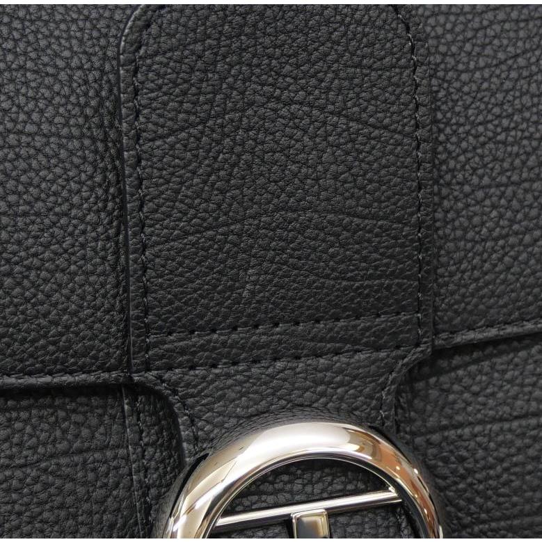デルヴォー DELVAUX ハンドバッグ ブリヨンMM 2WAY 黒 クリスピーカーフ 【中古】(65790)の画像