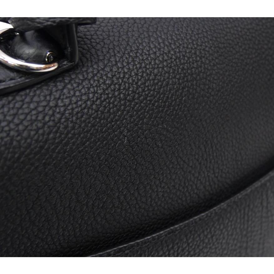 デルヴォー DELVAUX ハンドバッグ ブリヨンMM 2WAY 黒 クリスピーカーフ 【中古】(65790)の画像