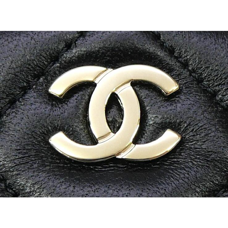 シャネル CHANEL アームケース アームバンド パース マトラッセ 黒 【中古】(65792) CHANEL（シャネル） アームコインケース アームバンド コインパース