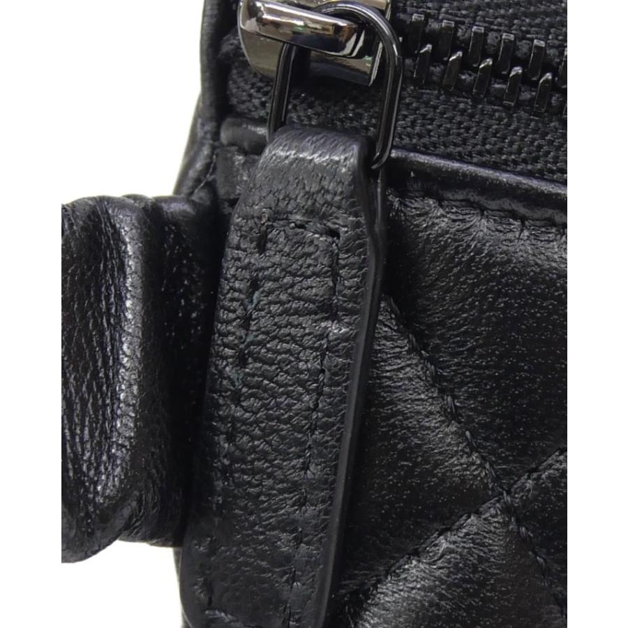 シャネル CHANEL アームコインケース アームバンド コインパース マトラッセ 黒 【中古】(65792)