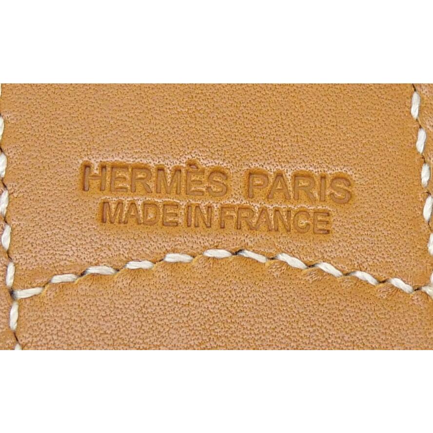 HERMES バッグチャーム サンダル　ブラウン/ブルー　箱付 HERMES バッグチャーム サンダル ブラウン/ブルー 箱付 HERMES バッグ