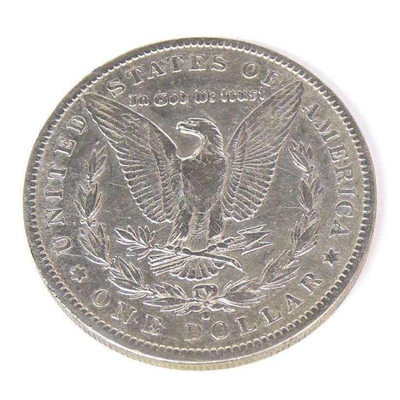 アメリカ 1ドル銀貨 自由の女神 1890年 モルガン【中古】(65987