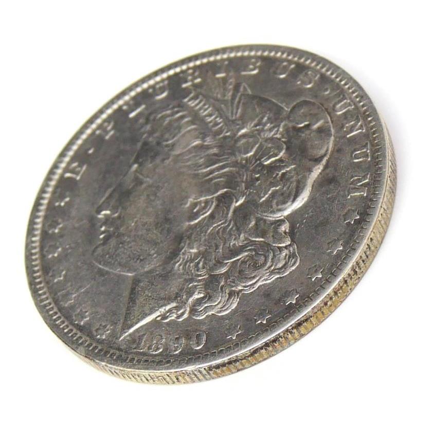 アメリカ 1ドル銀貨 自由の女神 1890年 モルガン【中古】(65987