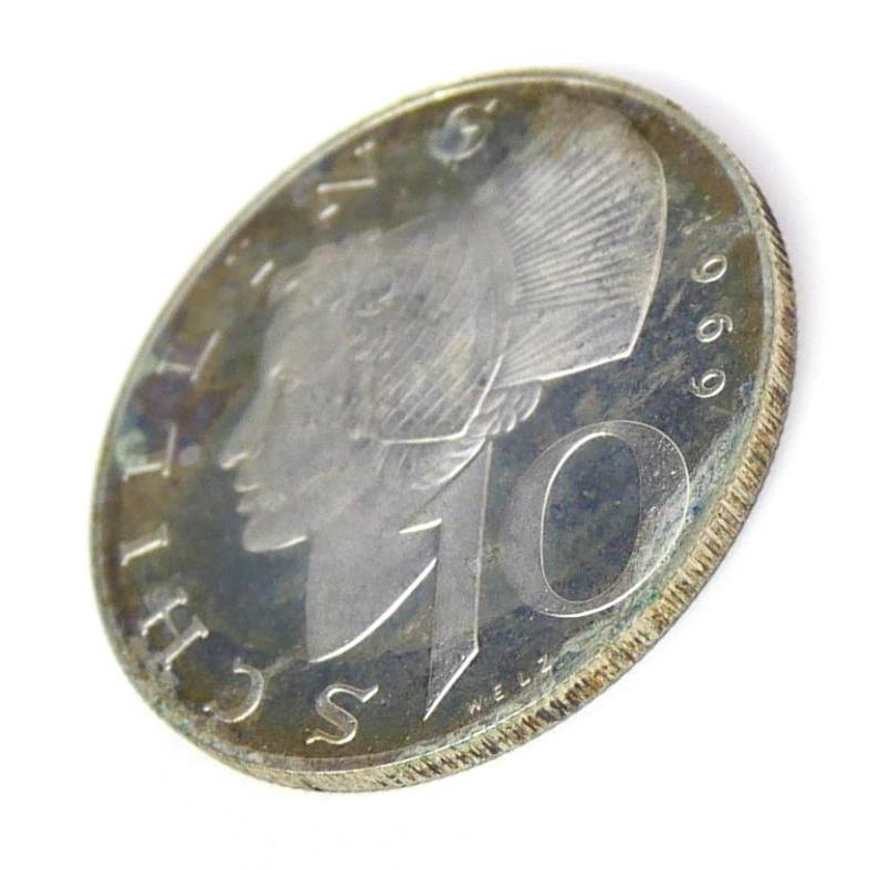 オーストリア10シリング銀貨 1969年【中古】(65989) : 堀田商事質店