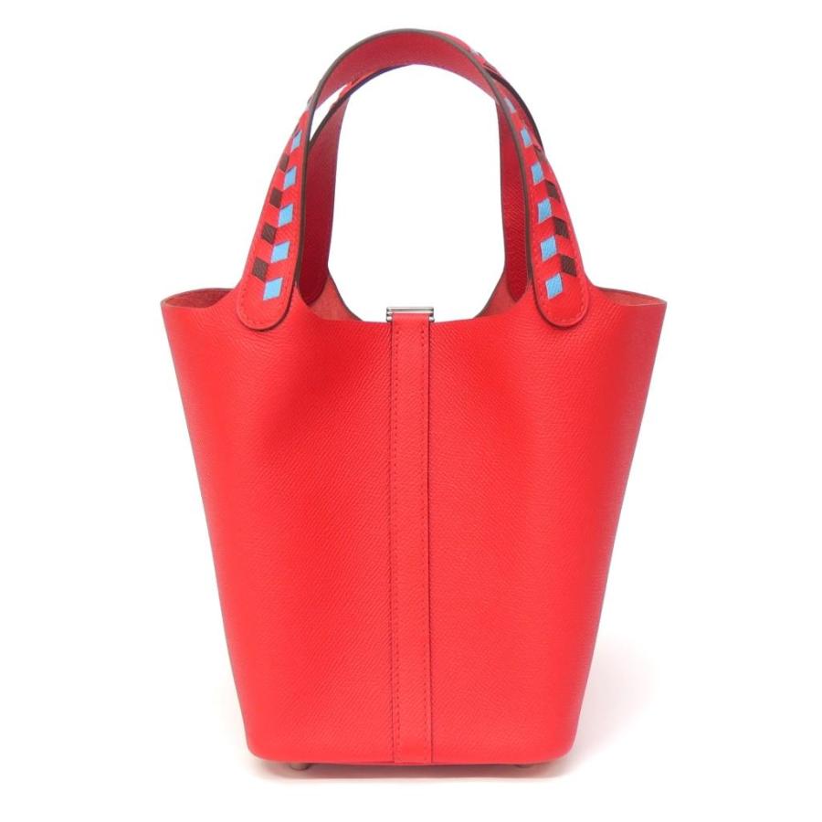 HERMES（エルメス） ピコタンロックPM トレサージュ D刻印 ルージュ