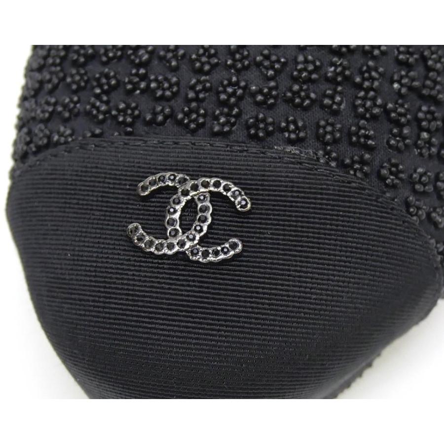 CHANEL シャネル ハイヒールパンプス ココマーク ピンヒール 黒 CHANEL シャネル ハイヒールパンプス ココマーク ピンヒール 黒