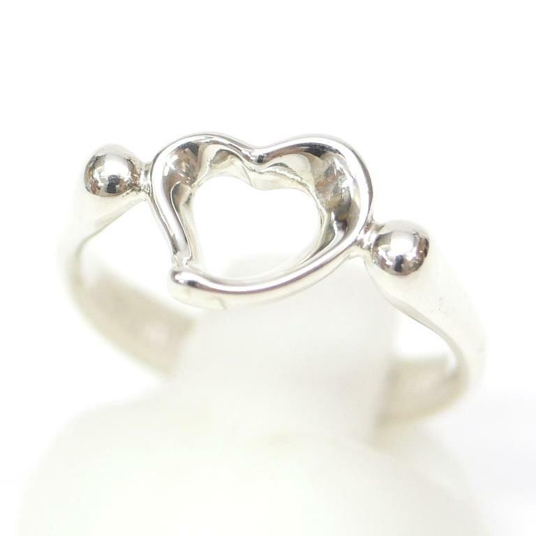 TIFFANY&Co. ティファニー 指輪 オープンハート リング #9.5 TIFFANY&Co. ティファニー 指輪 オープンハート リング #9.5