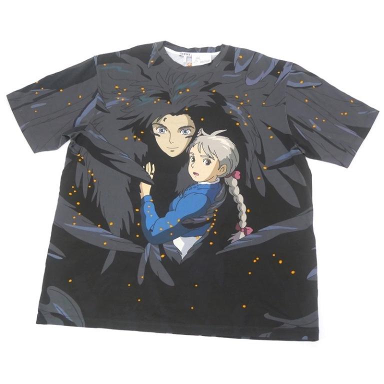 LOEWE ロエベ スタジオジブリ コラボ Tシャツ ハウルの動く城 LOEWE ロエベ スタジオジブリ コラボ Tシャツ ハウルの動く城