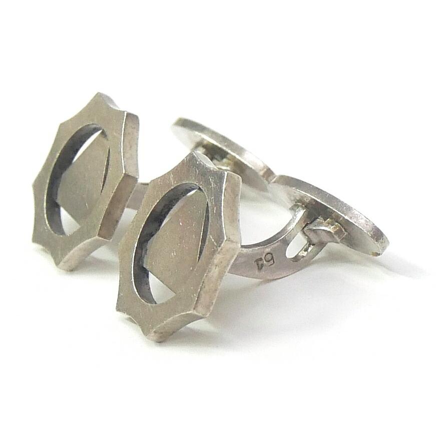 ジョージジェンセン　シルバー　ホースシュー　カフス　パタパタタイプ Georg Jensen（ジョージ ジェンセン） カフスボタン カフリンクス