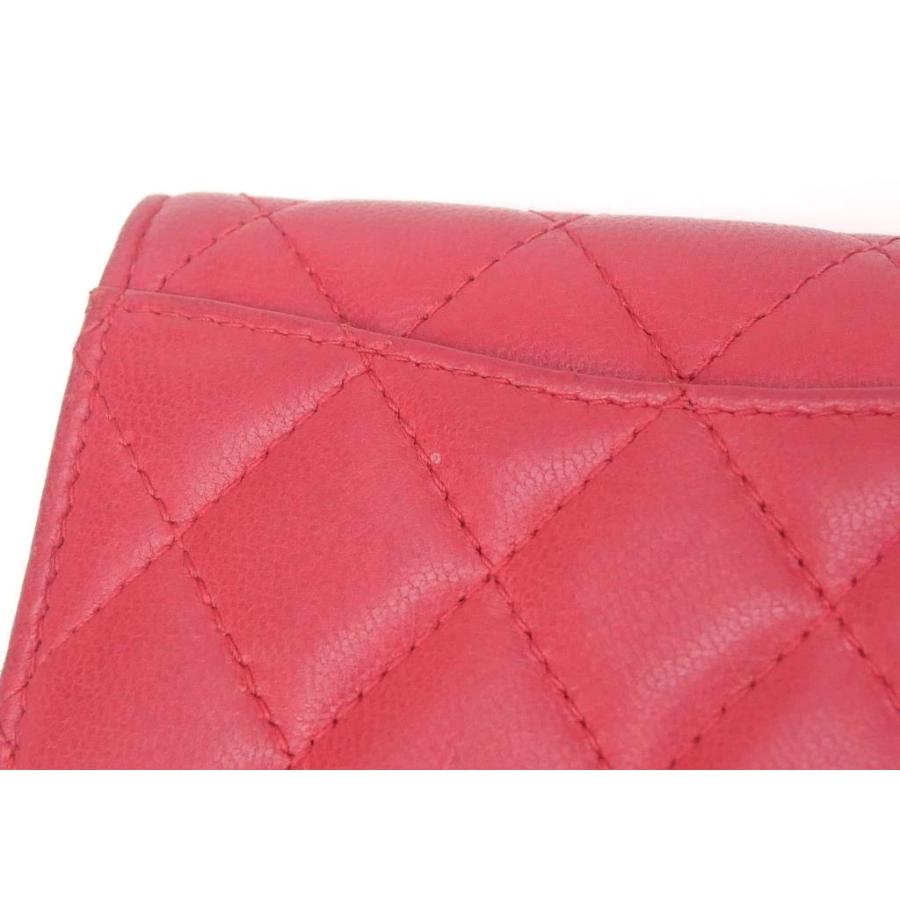 CHANEL シャネル 4連キーケース マトラッセ ピンク 【中古 CHANEL シャネル 4連キーケース マトラッセ ピンク 【中古