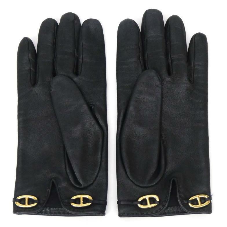 中古】エルメス HERMES コリエ ド シアン メドール 手袋 中古】エルメス HERMES コリエ ド シアン メドール 手袋