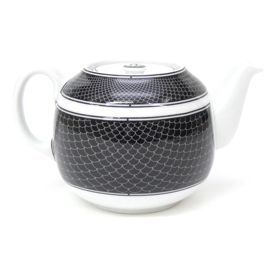 HERMES エルメス Hデコ ティーポット アッシュデコ 黒×白(66589 HERMES エルメス Hデコ ティーポット アッシュデコ 黒×白(66589