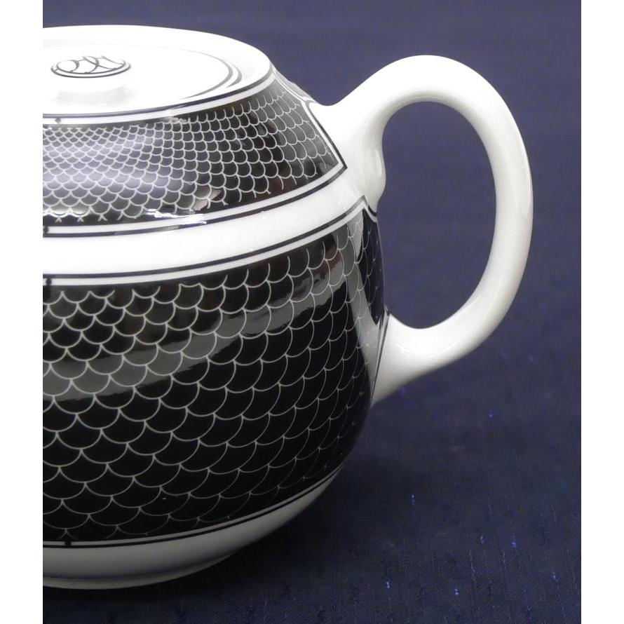 HERMES エルメス Hデコ ティーポット アッシュデコ 黒×白(66589 HERMES エルメス Hデコ ティーポット アッシュデコ 黒×白(66589