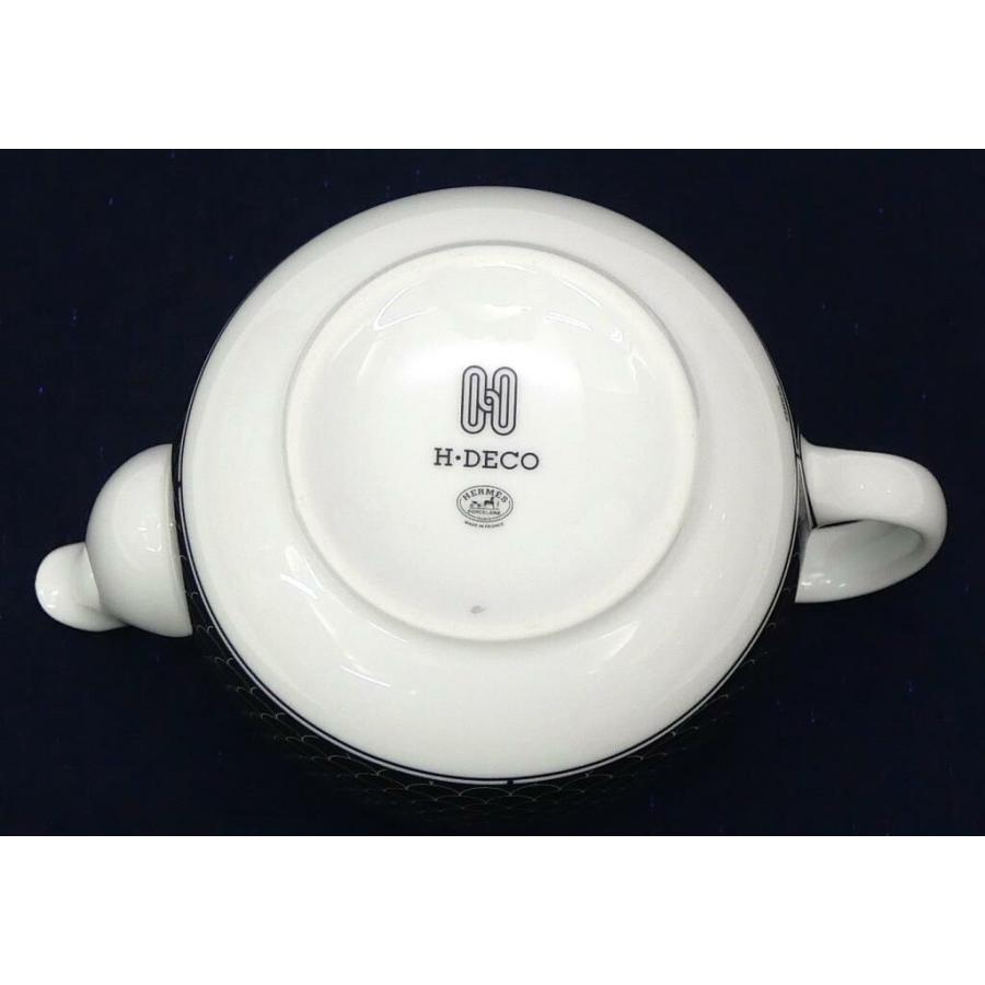 HERMES エルメス Hデコ ティーポット アッシュデコ 黒×白(66589 HERMES エルメス Hデコ ティーポット アッシュデコ 黒×白(66589
