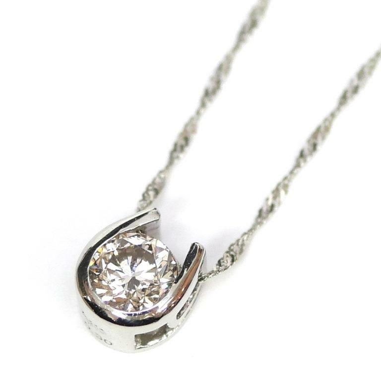 ネックレス ダイヤモンド 0.3ct /プラチナ/Pt850/Pt900【中古】(66719  
