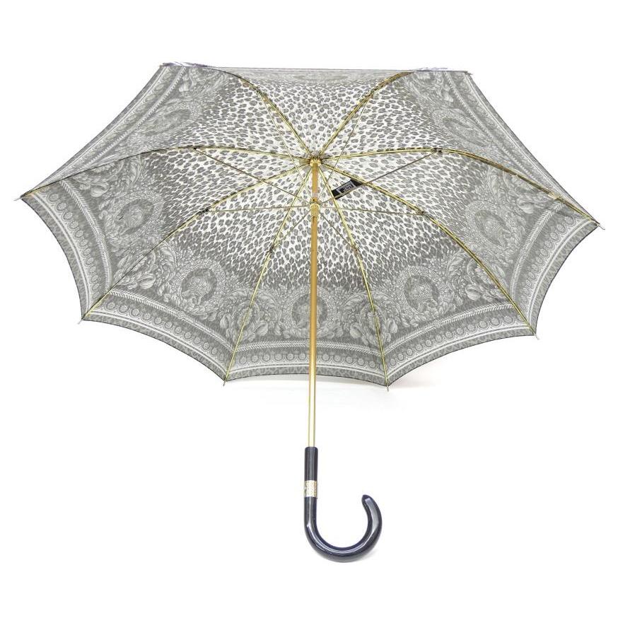 GIANNI VERSACE ジャンニヴェルサーチ 雨傘 アニマル柄 クラウン 長傘