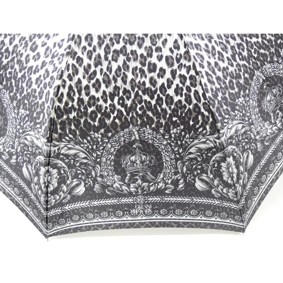 GIANNI VERSACE ジャンニヴェルサーチ 雨傘 アニマル柄 クラウン 長傘
