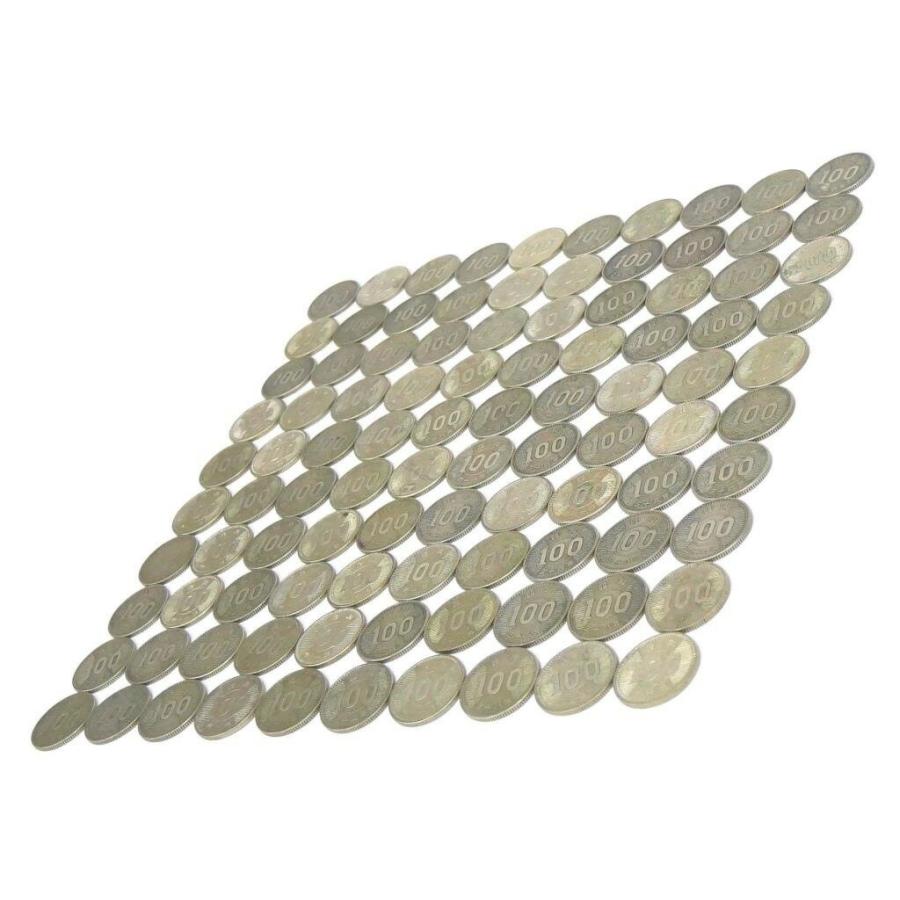 記念硬貨 100円銀貨 100枚セット 稲穂 【ポーロ】 記念貨幣 【中古】(67087)