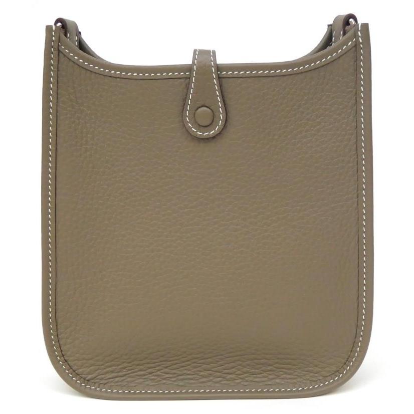 42万円専用　HERMES ブラウンレザーショルダーバッグ　ミニエブリン エルメス ショルダーバッグ/クロスボディ バッグ レディース エブリン