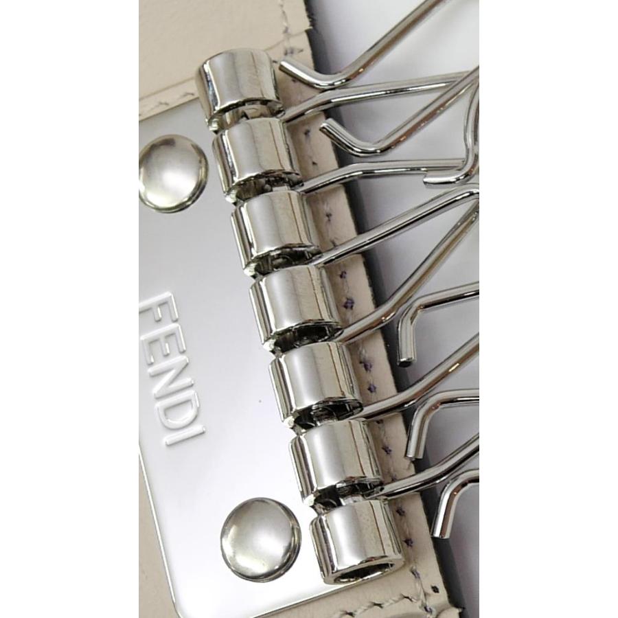FENDI（フェンディ） FENDI 6連キーケース 8AP159 パープル レザー