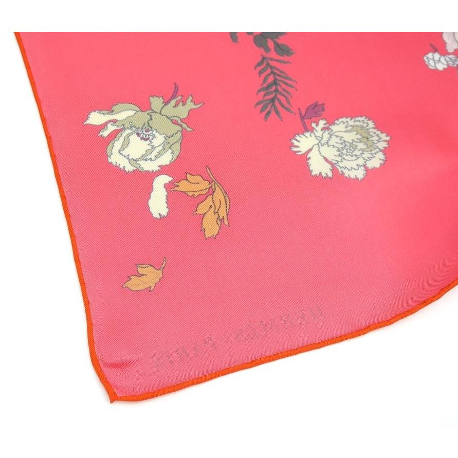 HERMES（エルメス） カレ90 ローブレジェール スカーフ 馬 ピンク