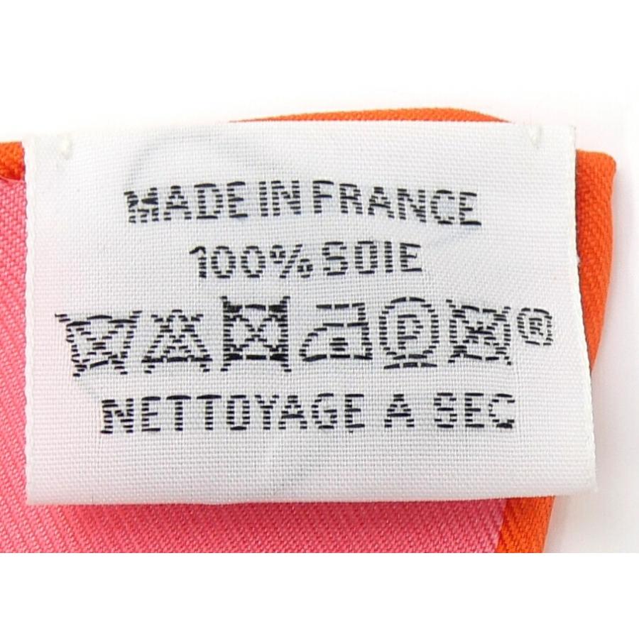 HERMES（エルメス） カレ90 ローブレジェール スカーフ 馬 ピンク