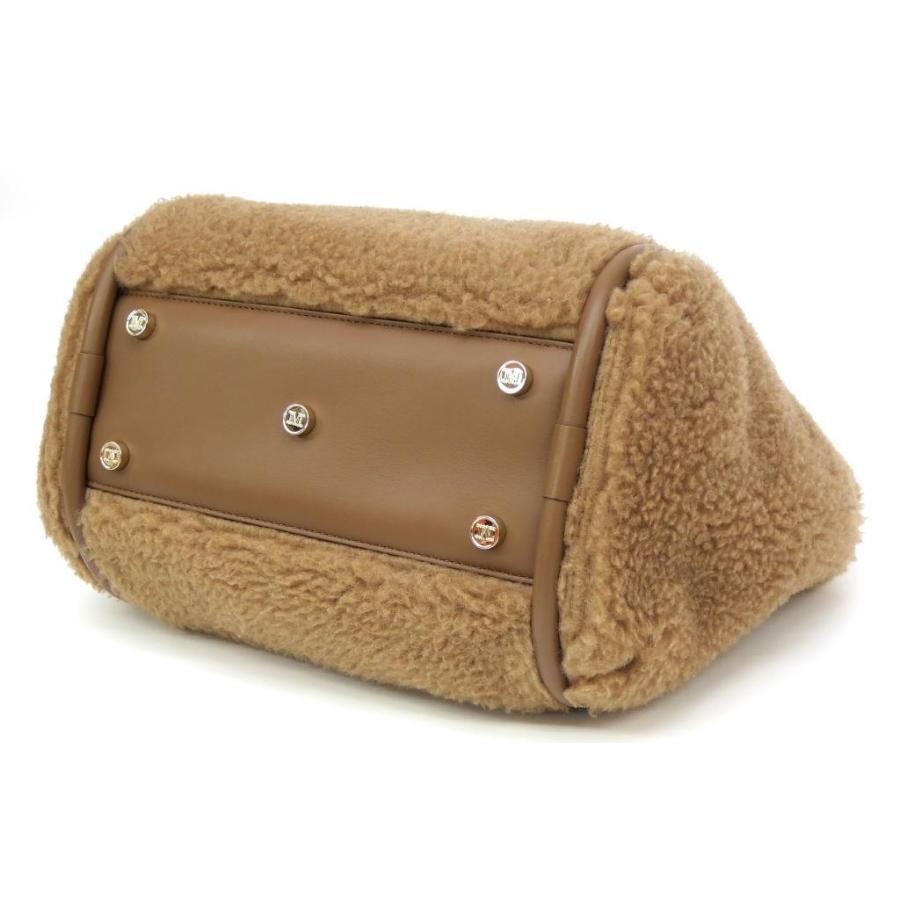 Max Mara（マックスマーラ） テディベア 2WAYバッグ キャメル 【中古